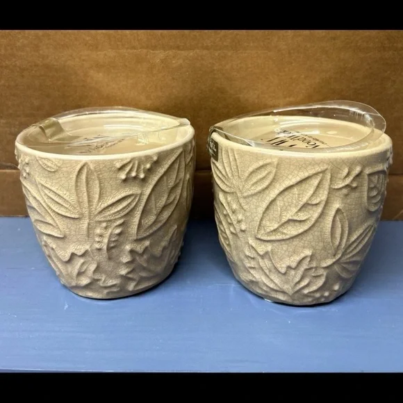 WoodWick HARVEST TIME LEAF COLLECTION Candle 2pc set - NWT - Picture 3 of 8